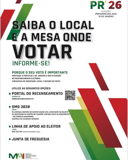 Saiba o local e a mesa onde votar