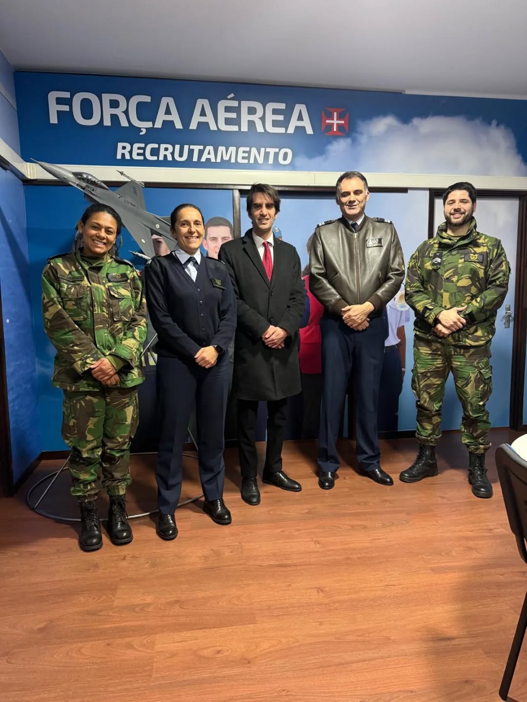 Visita à Secção Norte do Centro de Recrutamento da Força Aérea