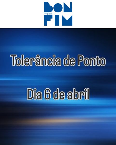 Aviso da Junta de Freguesia do Bonfim informando o encerramento dos serviços no dia 6 de abril devido à tolerância de ponto, com retoma do atendimento a 7 de abril.