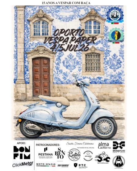 Está aí o OPorto Vespa Paper